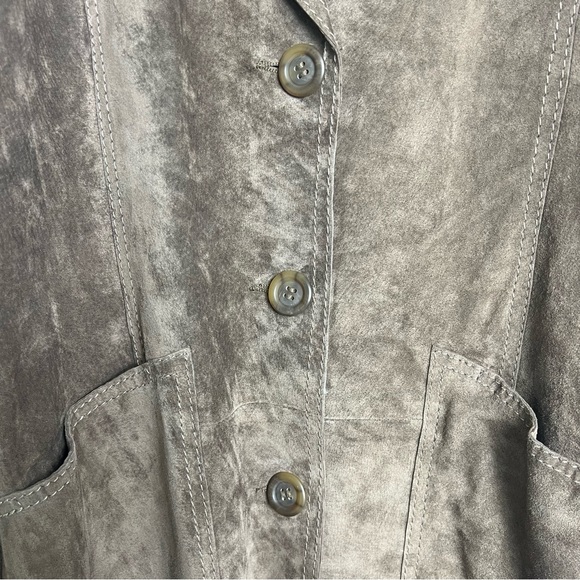 Danier Suede Trench Coat - Picture 6 of 8